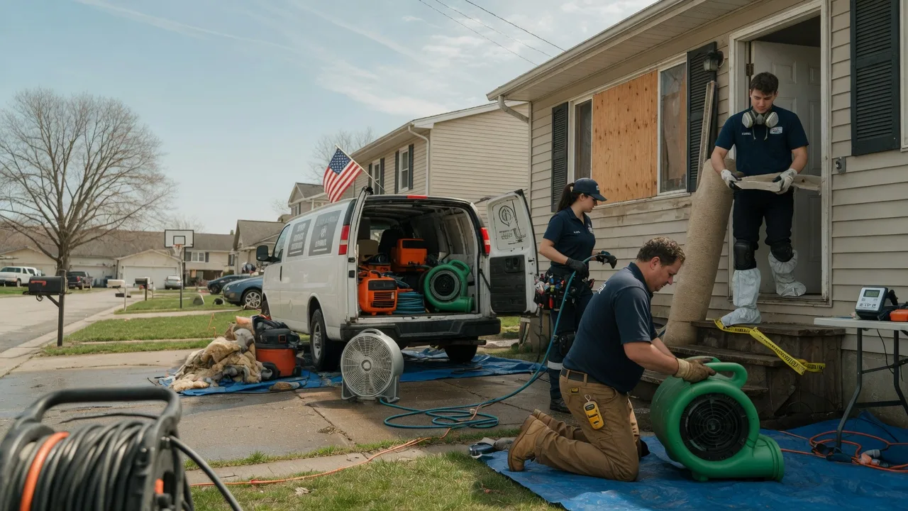 Water Damage Restoration in Carversville, PA near me